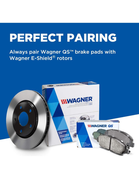 Pastillas de Freno Wagner QS Cerámicas ZD923 para Toyota y Pontiac