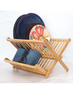 Estante de Secado de Platos Compacto Totally Bamboo 35.4x30.2cm 2