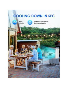 Enfriador Evaporativo Portátil Air Choice JH-310Y 1800 CFM 2