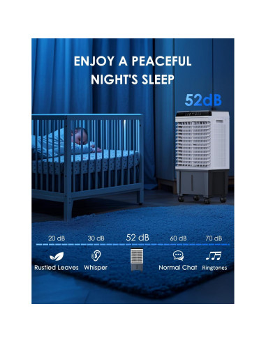 Enfriador Evaporativo Portátil Air Choice JH-310Y 1800 CFM