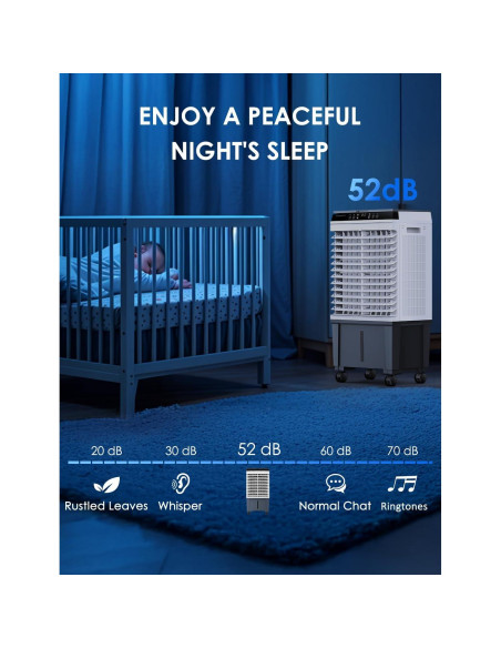 Enfriador Evaporativo Portátil Air Choice JH-310Y 1800 CFM