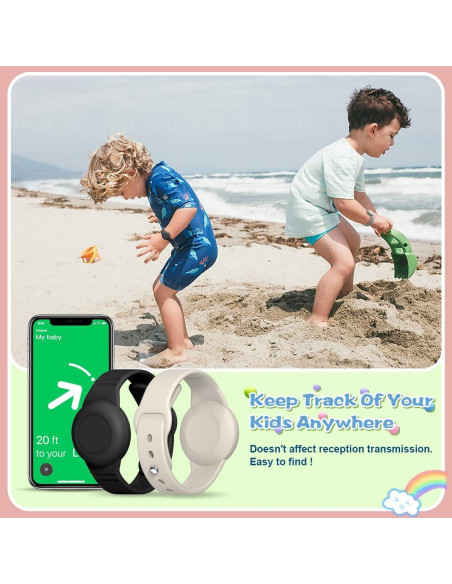 Funda AirTag Impermeable TOLUOHU para Niños - 4 Piezas