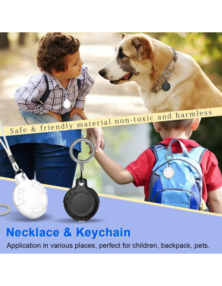 Funda AirTag Impermeable TOLUOHU para Niños - 4 Piezas