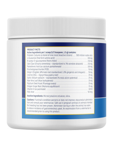 Probioticos NutriGest Rx Vitamins 132.5g para Perros y Gatos