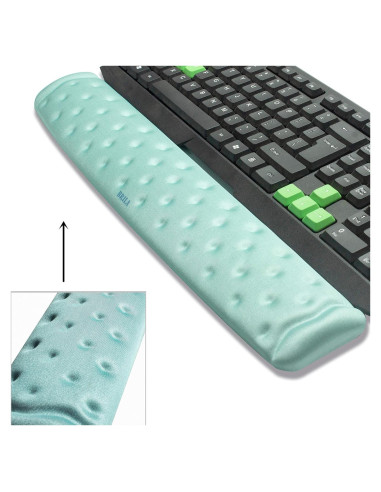 Almohadilla de Soporte para Muñeca BRILA Ergonómica Aguamarina