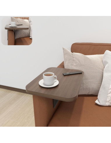 Bandeja para brazo de sofá ajustable JANHOLOHANG 38x27 cm