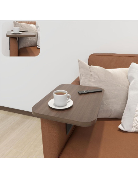 Bandeja para brazo de sofá ajustable JANHOLOHANG 38x27 cm