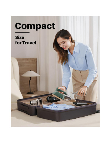 Plancha de Vapor Portátil eue DS-700 1200W Verde 2 en 1