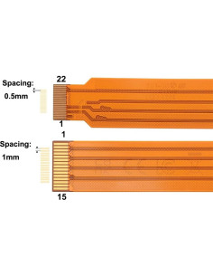 Cable FPC Flexible DSI Treedix 200mm 22Pin a 15Pin para Raspberry Pi 5 2
