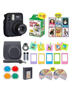 Cámara Instantánea Fujifilm Instax Mini 11 Gris Carbón + Funda + 20 Películas