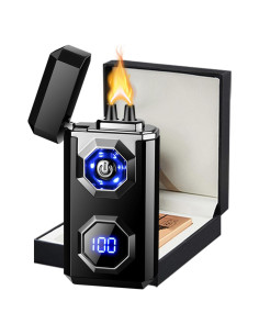 Encendedor Eléctrico TIKIUKI Arco Plasma Recargable Negro