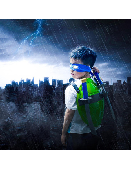 Disfraz de Tortuga Superhéroe BUUFAN - Ajustable y Seguro