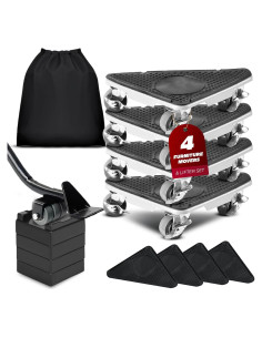 Juego de Mover Muebles Marlimoon - Rodillos 4 Ruedas, 1202 kg