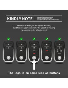 Cubierta de Llave Toyota Rye-Tech H para Land Cruiser y más 2