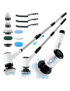 Limpiador Eléctrico de Espín ONEJOY Inalámbrico con Mango Largo