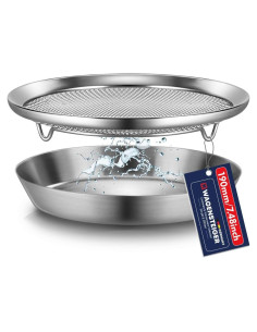 Juego de bandejas de malla acero inoxidable WAGENSTEIGER 19 cm