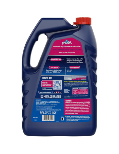 Anticongelante Refrigerante PEAK Vida Extendida 50/50 3.78L