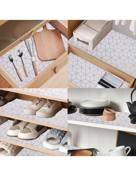 Forro de Estante Antideslizante GMCOZY 10cm x 7.3m Impermeable