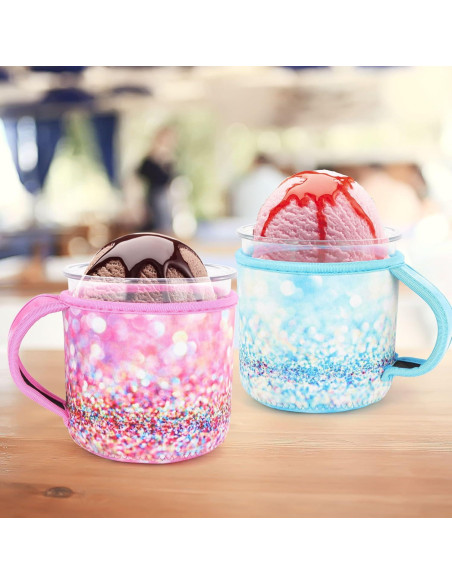 4Pack Mangas Aislantes Neopreno AJLTPA para Helados 16oz