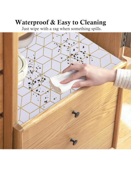 Forro de Estante Antideslizante GMCOZY 10cm x 7.3m Impermeable