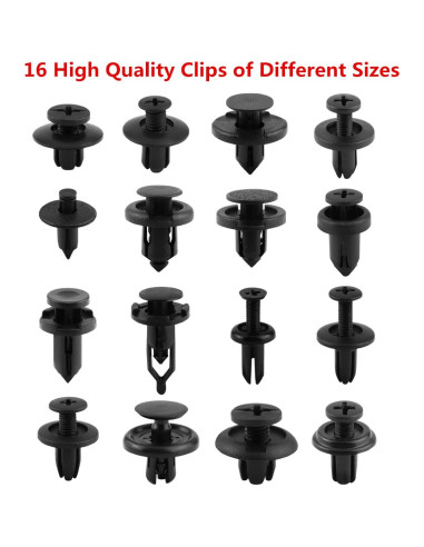 Kit de Clips de Retención Automotriz UNENDA 750pcs Nylon