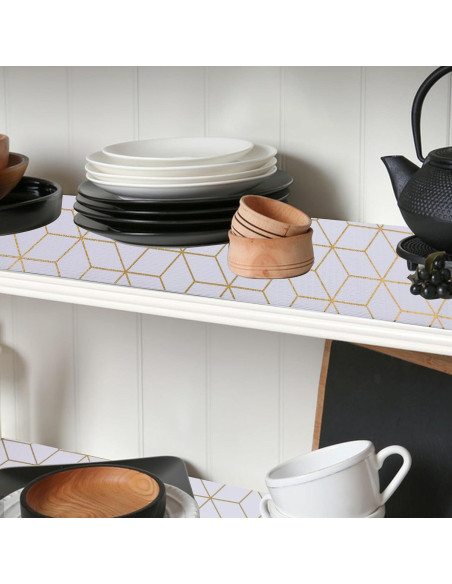 Forro de Estante Antideslizante GMCOZY 10cm x 7.3m Impermeable