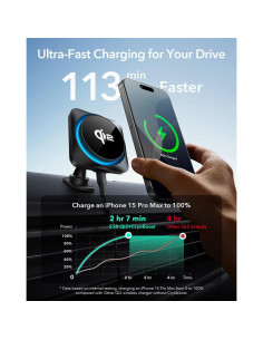 Cargador de coche ESR MagSafe 15W con CryoBoost para iPhone y Samsung 2
