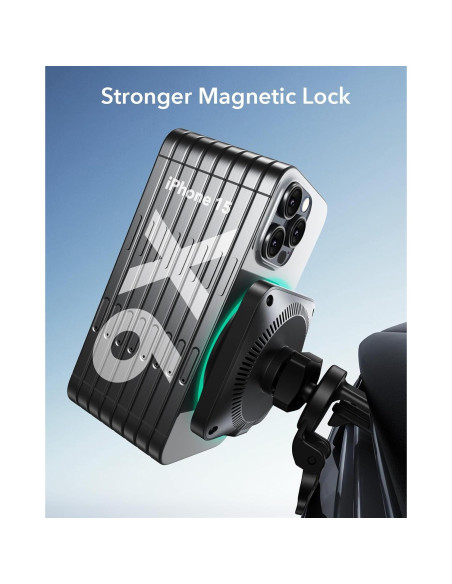 Cargador de coche ESR MagSafe 15W con CryoBoost para iPhone y Samsung