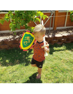 Conjunto Espada y Escudo de Madera para Niños - 2 Piezas 2