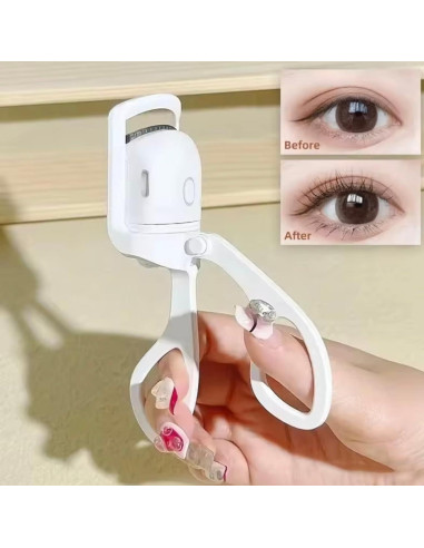 Rizador de Pestañas Calentado InnovFusion Rosa Compacto