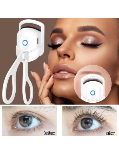 Rizador de Pestañas Calentado InnovFusion Rosa Compacto