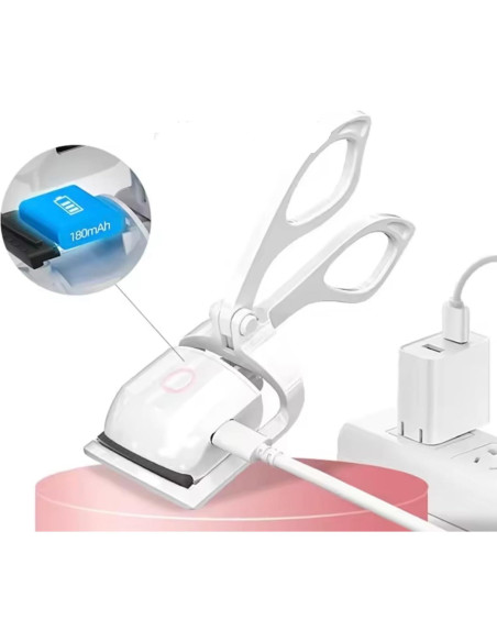 Rizador de Pestañas Calentado InnovFusion Rosa Compacto