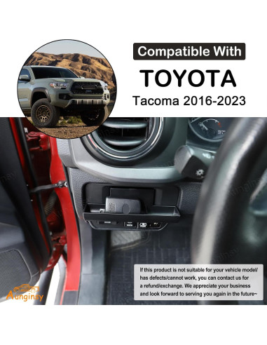 Caja de Almacenamiento Aunginsy para Toyota Tacoma 2016-2023
