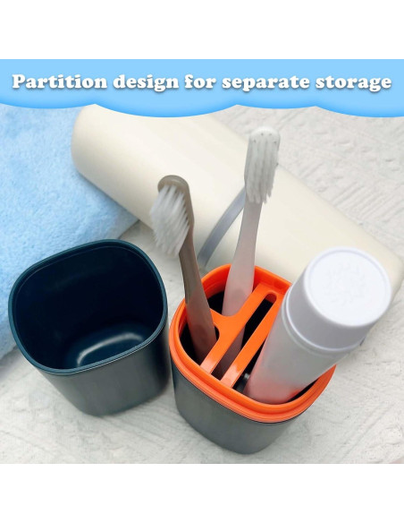 Estuche de Cepillo de Dientes RINDOJIN Azul 6.5x20x5 cm