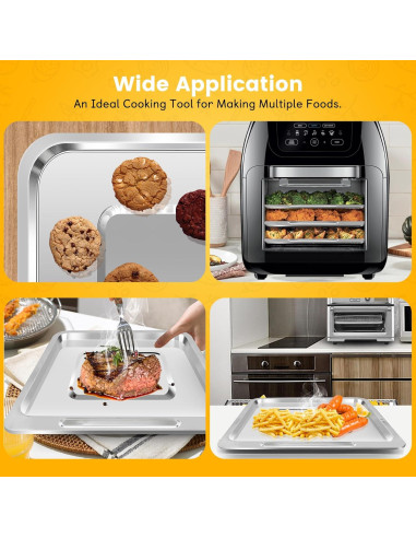 Bandeja de Cocina para Freidora de Aire CHEFMAN 10L 23.9x22.4cm