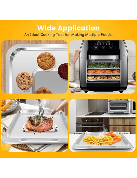 Bandeja de Cocina para Freidora de Aire CHEFMAN 10L 23.9x22.4cm