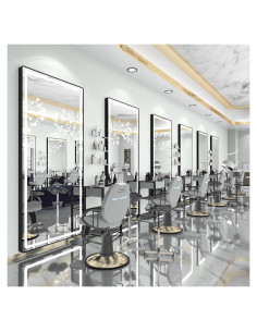 Espejo de Cuerpo Completo FENNIO LED 177.8x81.3cm Negro