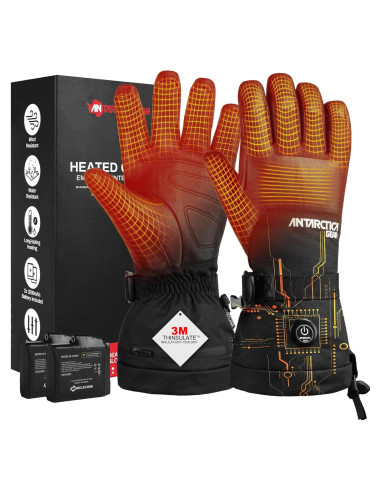Guantes Calentados Antarctica Gear Unisex con Baterías 3200mAh