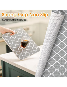 Forro de Estante Antideslizante Coavas 30.48x299.72cm Gris 2