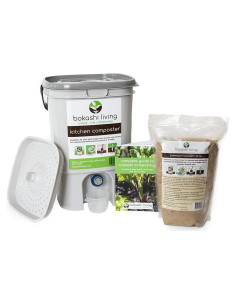 Kit de Compostaje Bokashi Premium 1 Contenedor + 1 kg Salvado