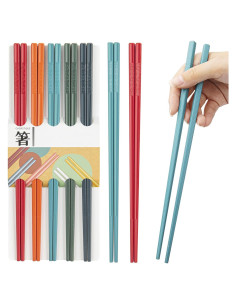 5 Pares de Palillos Reutilizables PTNITWO 24 cm Fibra de Vidrio