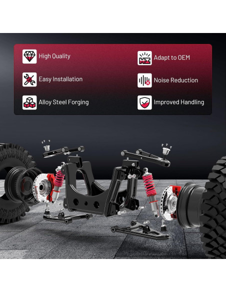 Brazo de Control Inferior Frontal BDFHYK 2pcs para Chrysler/Dodge