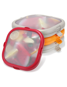 Caja de Almacenamiento de Silicona Nuogo 4 Pcs 20x20 cm