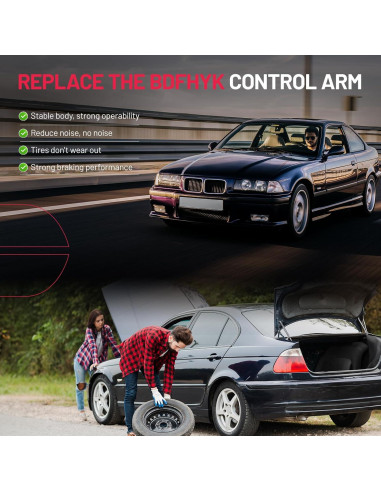 Brazo de Control Inferior Frontal BDFHYK 2pcs para Chrysler/Dodge