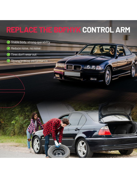 Brazo de Control Inferior Frontal BDFHYK 2pcs para Chrysler/Dodge