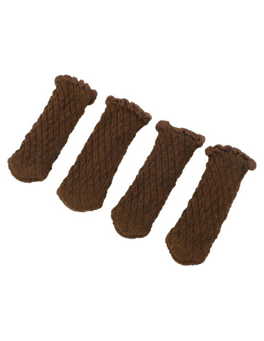 Fundas Protectores para Patas de Silla EVGATSAUTO 20 Pcs Chocolate