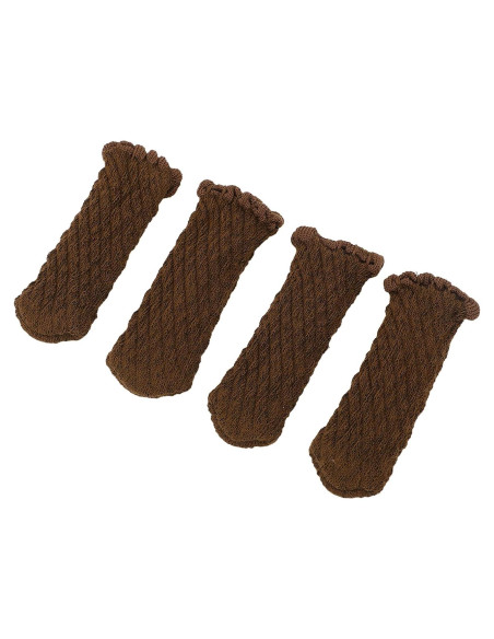 Fundas Protectores para Patas de Silla EVGATSAUTO 20 Pcs Chocolate
