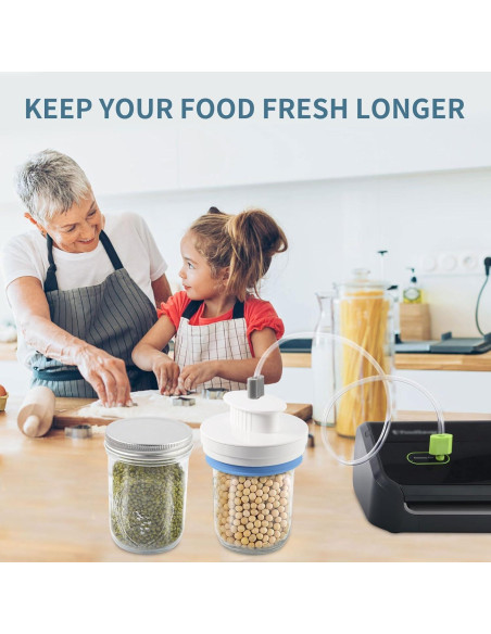 Kit Sellador de Tarros Mason Afontoto - Compatible con FoodSaver