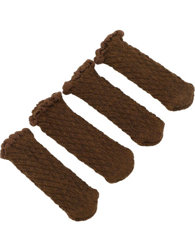 Fundas Protectores para Patas de Silla EVGATSAUTO 20 Pcs Chocolate
