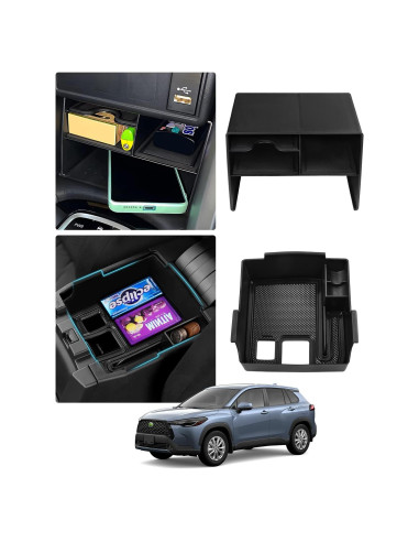 Organizador de Consola Central Karltys 2PCS para Toyota Corolla Cross 2022-2025